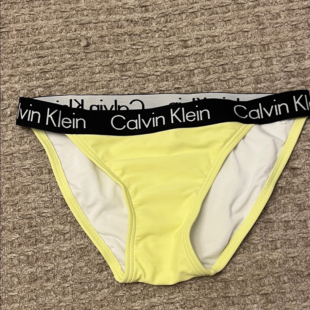 Calvin Klein Kids Lemon Yellow Briefs